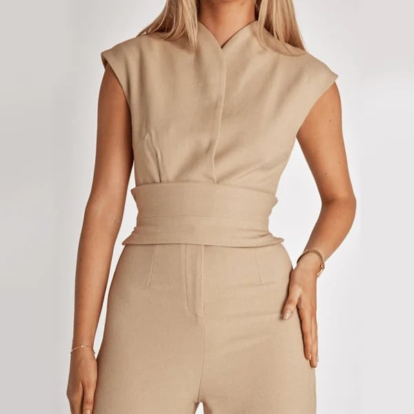 Kendra | Mouwloze Wide-Leg Jumpsuit