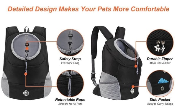 DogCarry™ Backpack - Ademende Hondendrager