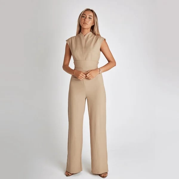 Kendra | Mouwloze Wide-Leg Jumpsuit