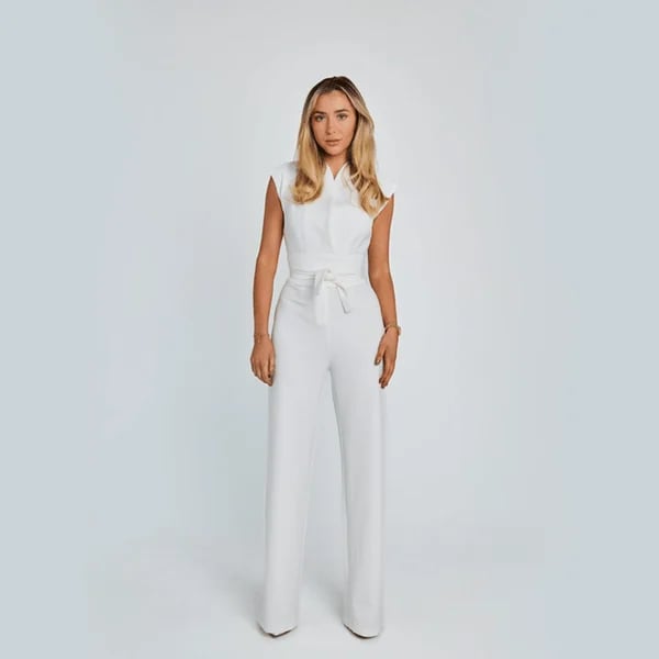 Kendra | Mouwloze Wide-Leg Jumpsuit