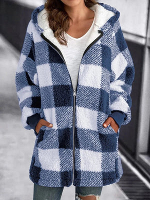 Oversized Plaid Tussenjas