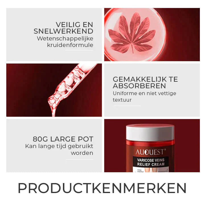 VeinCare Naturals | Crème voor verlichting van spataderen