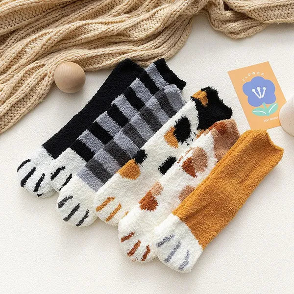 CutieSocks® | Super Warme Kattenklauw Sokken (3+3 gratis)