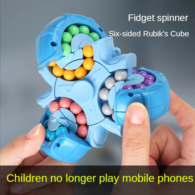 SensoryToy® | 2 in 1 Roterende Rubik's Kubus