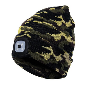 BeaniePro® | Afneembare LED-hoofdlamp Beanie Muts