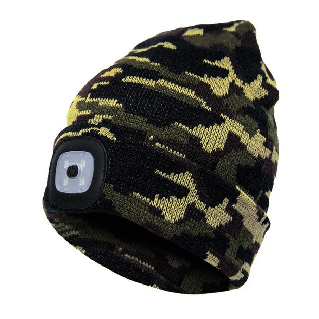 BeaniePro® | Afneembare LED-hoofdlamp Beanie Muts