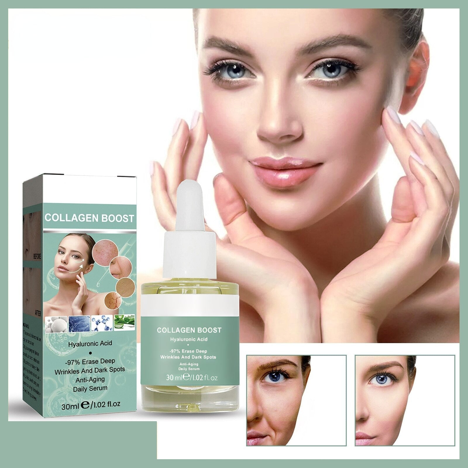 Collagen Boost™ Advanced collageen boost lifting anti-aging serum (1+1 GRATIS)