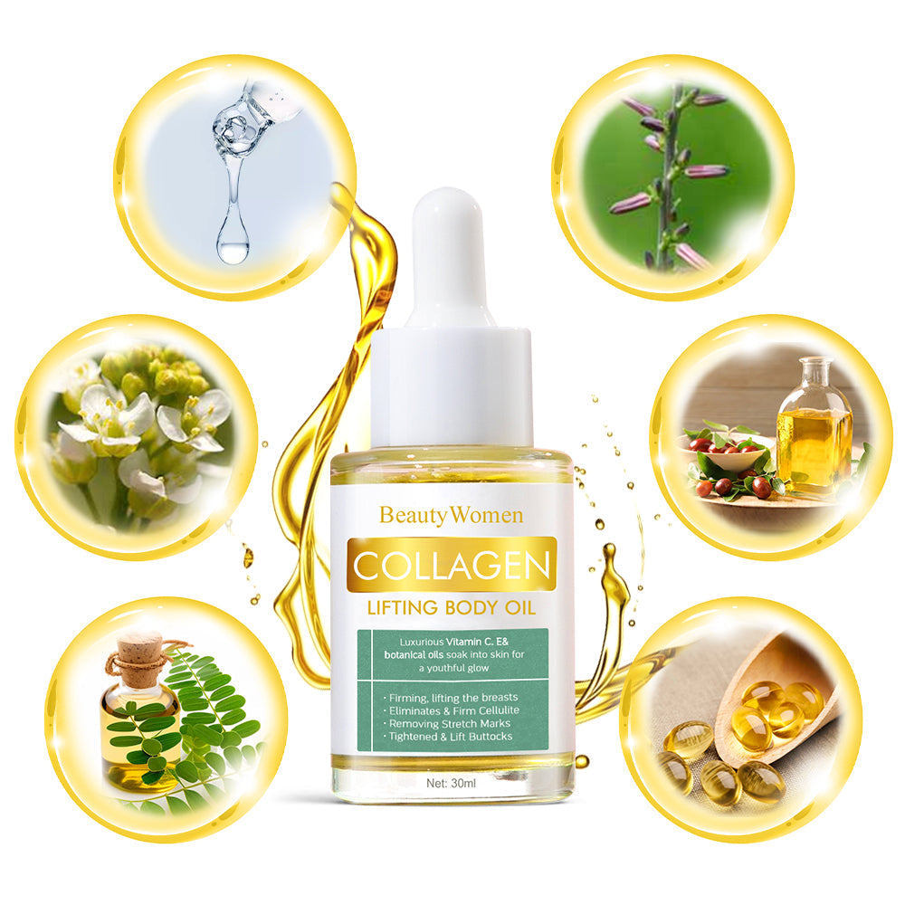 CollagenInfusion Miracle Oil™ Ontdek het geheim van een gebeeldhouwd en gelift lichaam