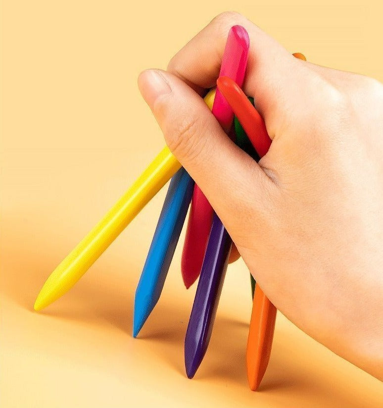 PerfectDraw | Plastic penseelset voor kinderen met oefenboek