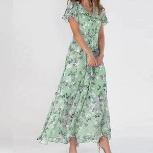 Bloom™ Elegante dames jurk met bloemenprint