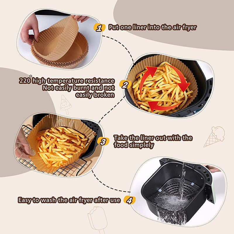 AirPaper® Bakpapier voor heteluchtfriteuse (100 stuks)