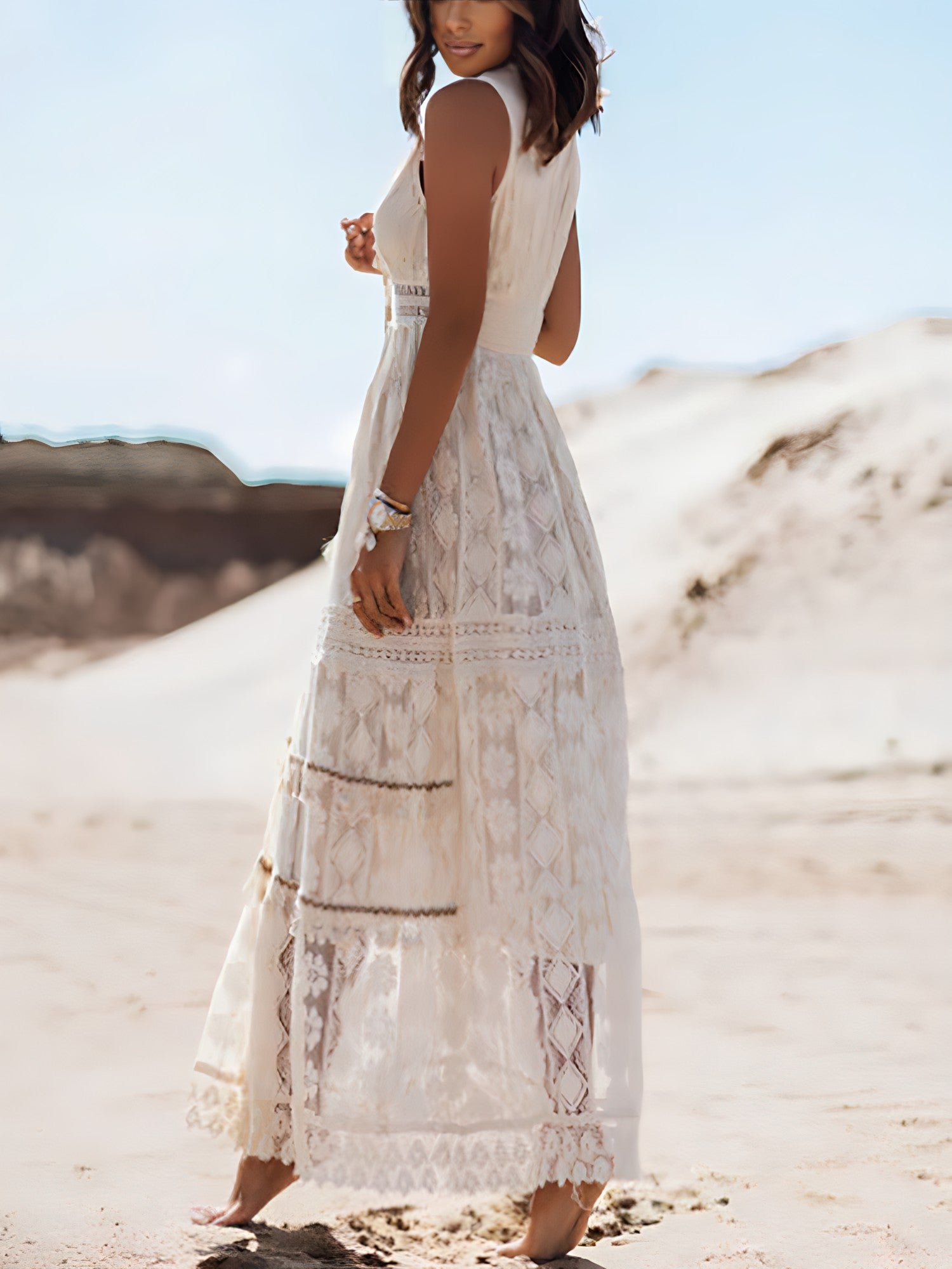 Nastya | Bohemien Maxi Jurk