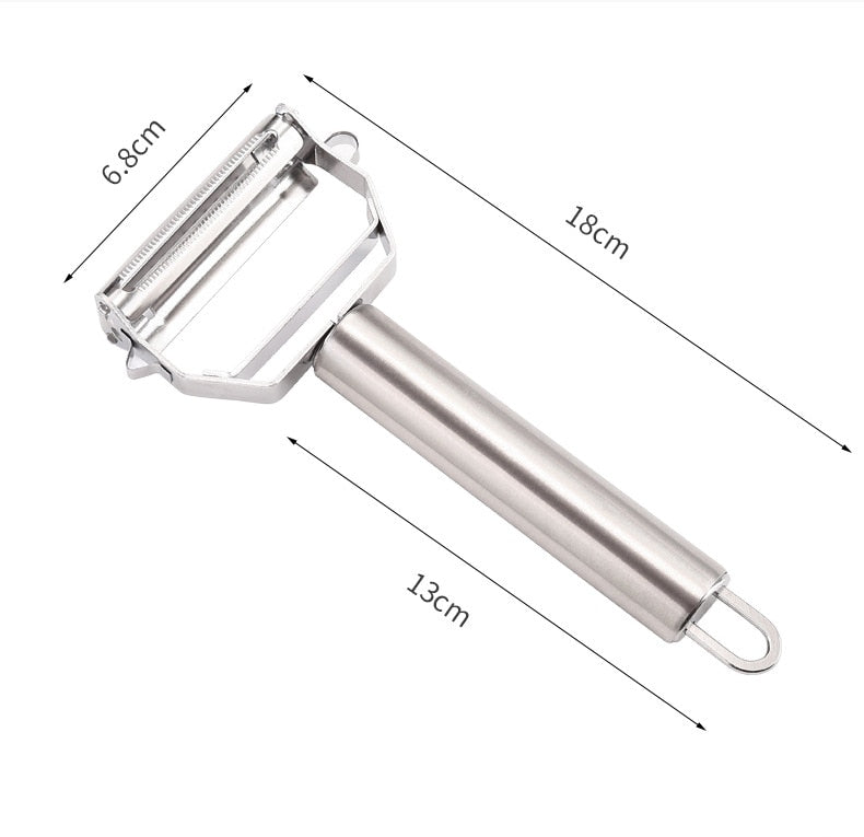 PeelnSlice | 4 in 1 Roestvrijstalen Groentenschiller