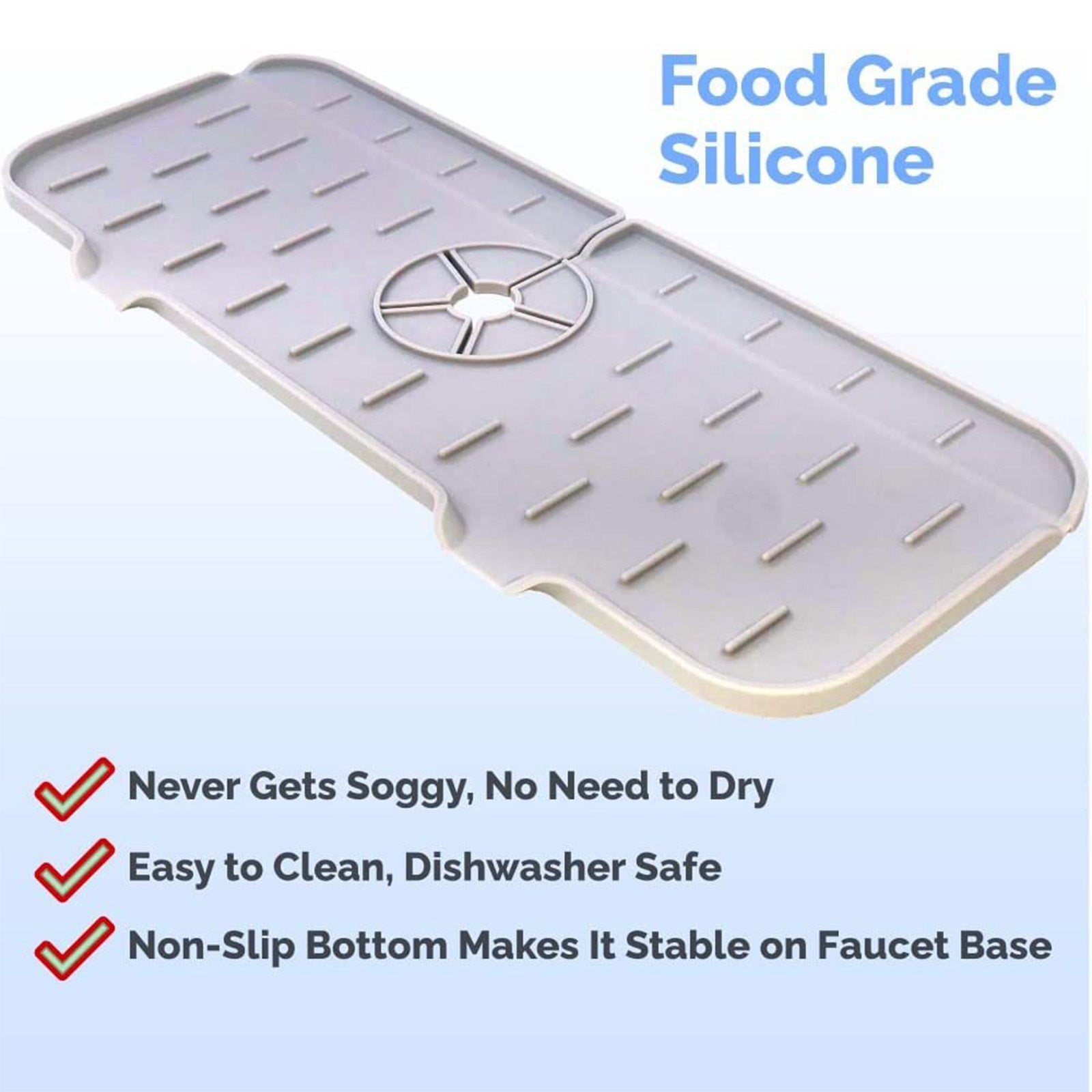 ABSORBENT SILICONE MAT | Houdt uw aanrecht droog