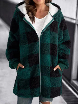 Oversized Plaid Tussenjas